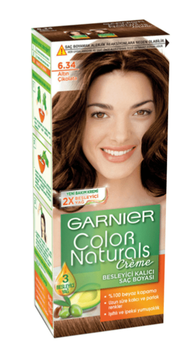 Garnier Color Naturals 6.34 Altın Kumral Saç Boyası