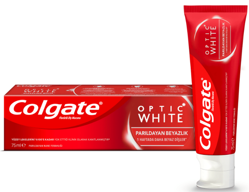 Colgate Optik Beyaz Parıldayan Beyazlık Diş Macunu 75 Ml