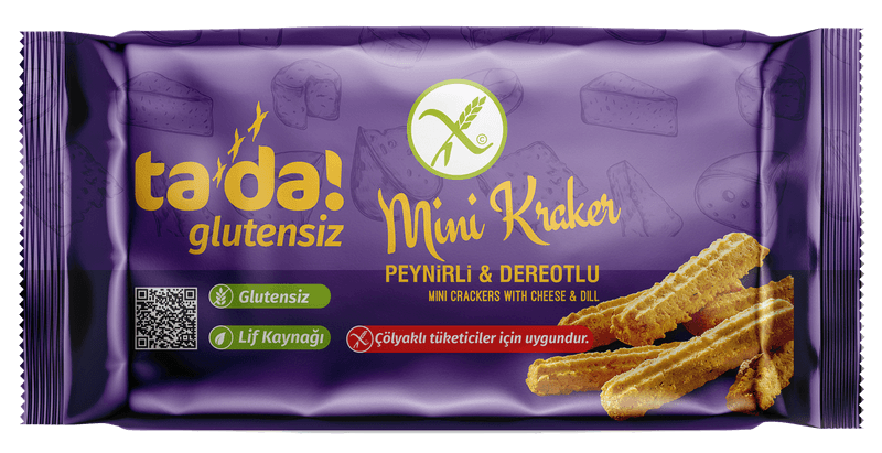 Tada Glutensiz Dereotlu Peynirli Kraker 85 Gr