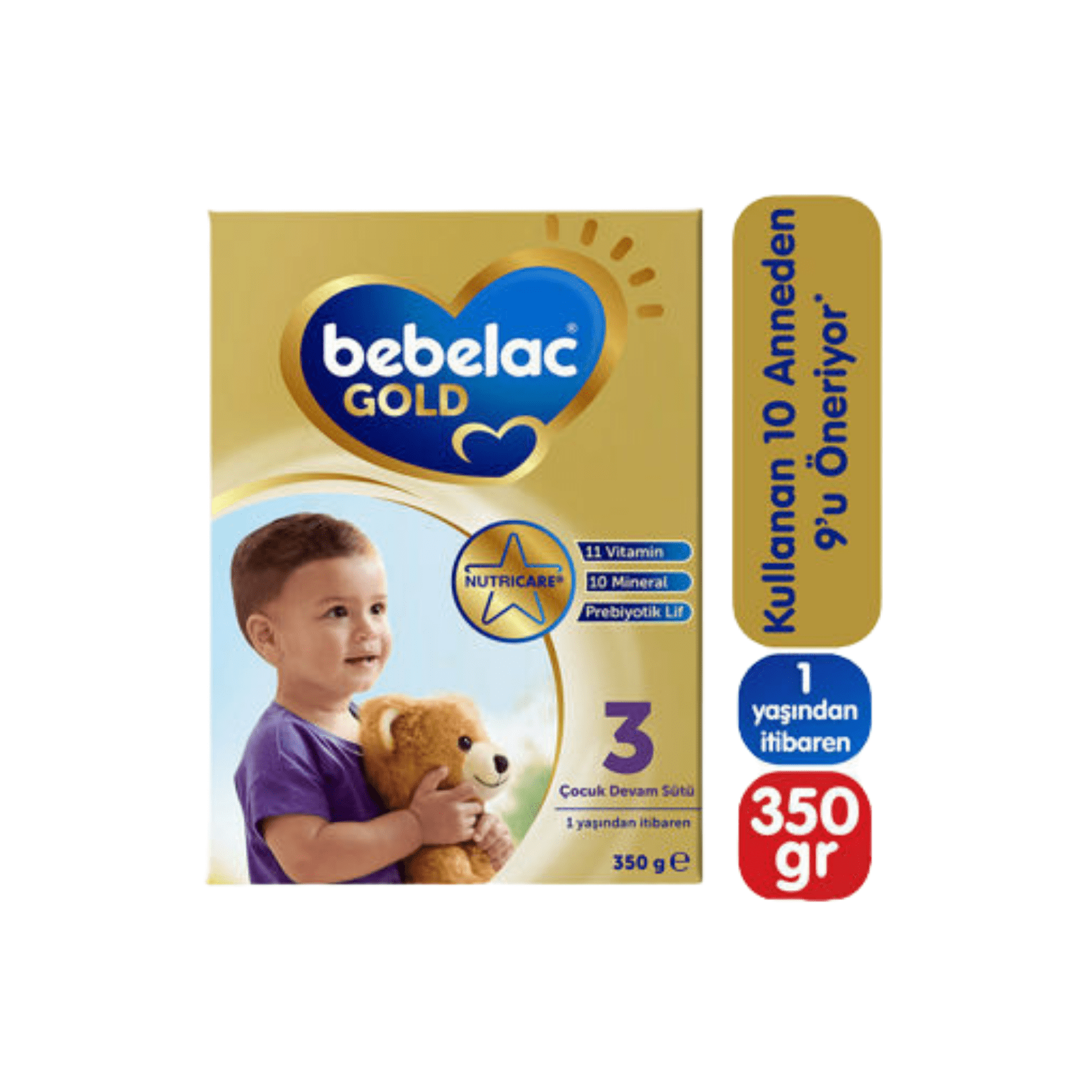 Bebelac Gold 3 Devam Sütü 350 Gr