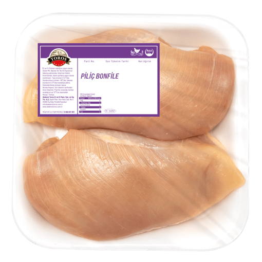 Akdeniz Toros Piliç Bonfile (Donuk Olarak Satılır)  - 1 Kg.