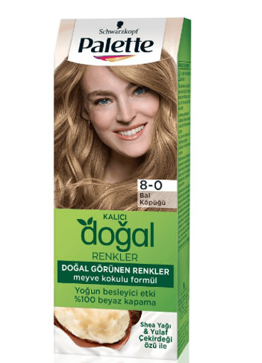 Palette Kalıcı Doğal Renkler 8-0 Bal Köpüğü Saç Boyası