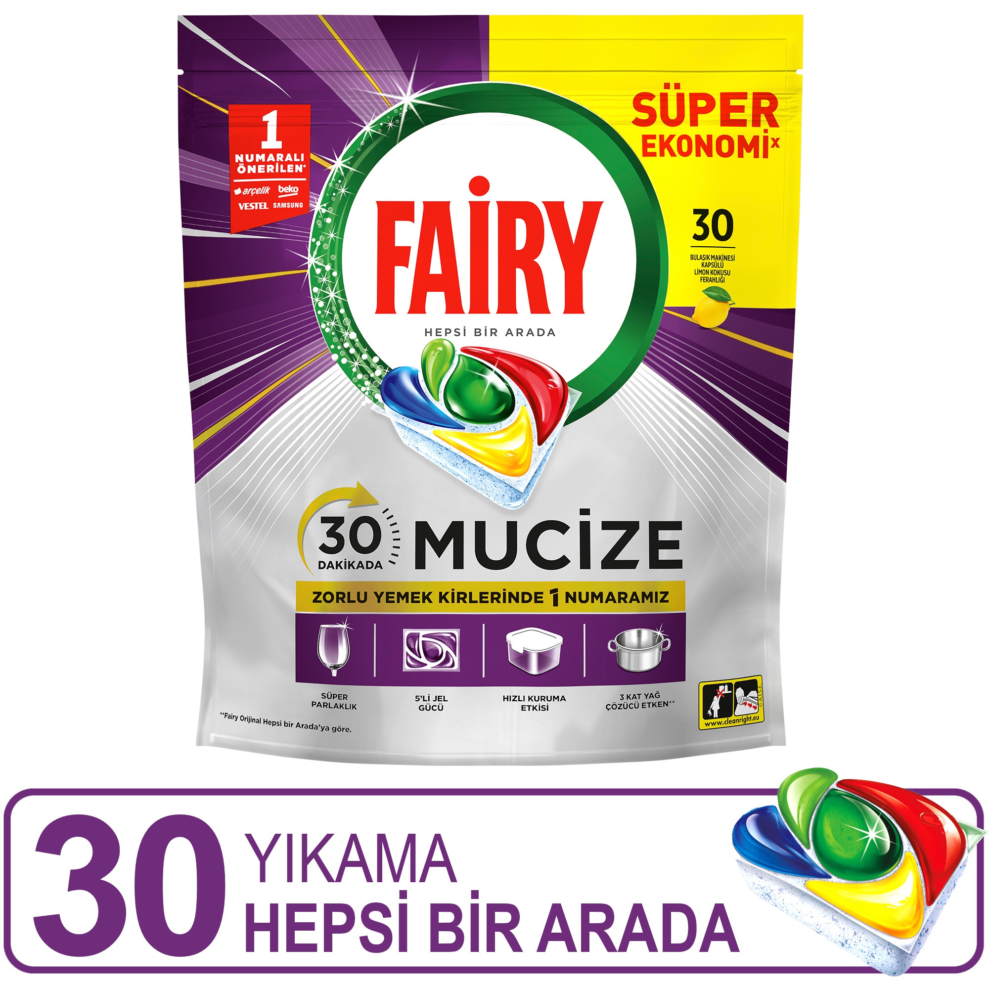 Fairy Mucize Tablet 30 Adet