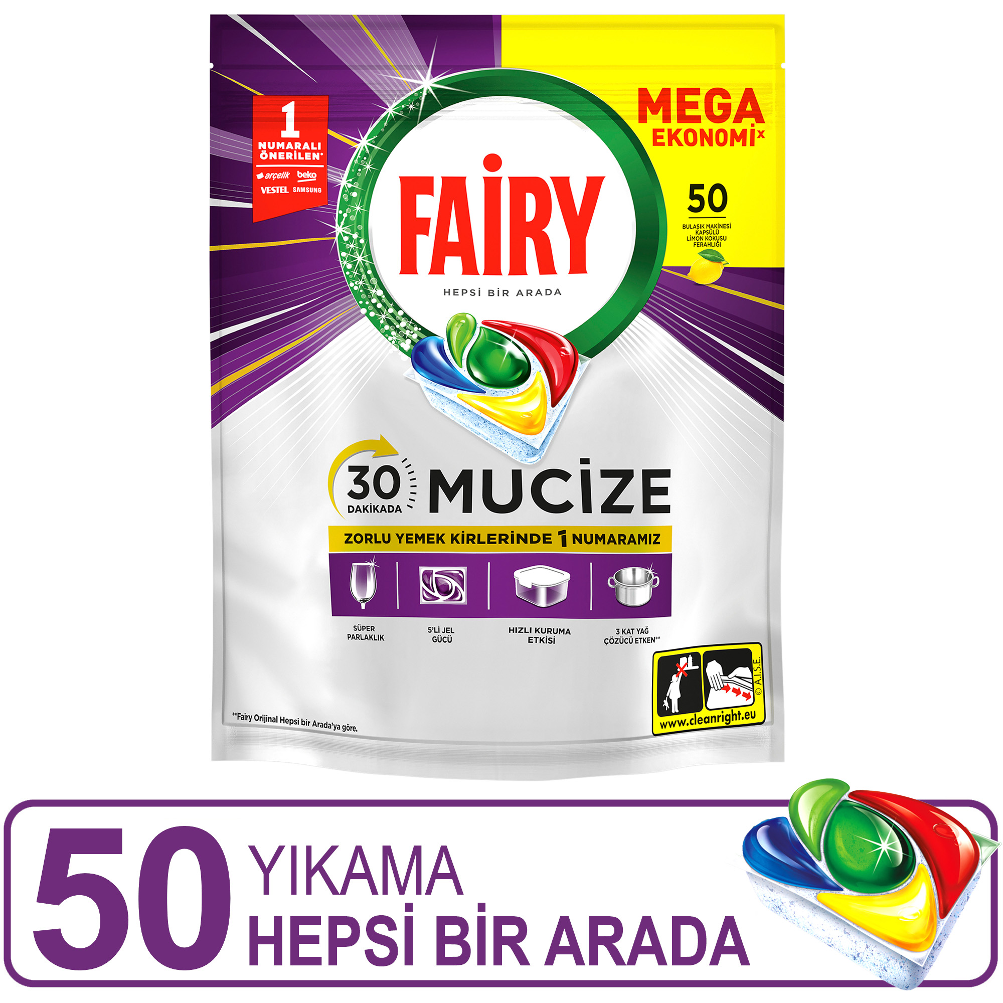 Fairy Mucize Tablet 50 Adet