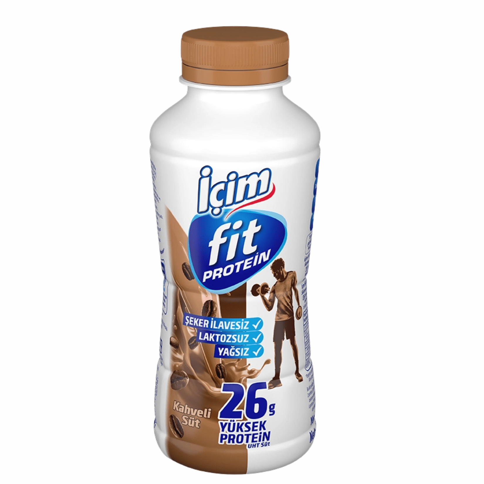 İçim Fit Yüksek Proteinli Kahveli Süt 400 Ml