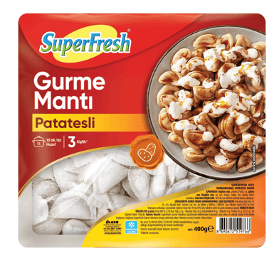 SuperFresh Gurme Patatesli Mantı 400 Gr