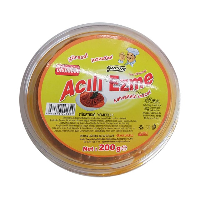 Uğurhan Acılı Ezme 220 Gr