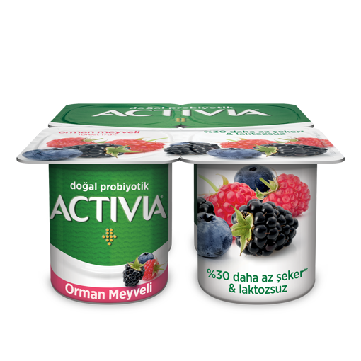 Activia Doğal Probiyotikli Orman Meyveli Yoğurt 4*100 Gr