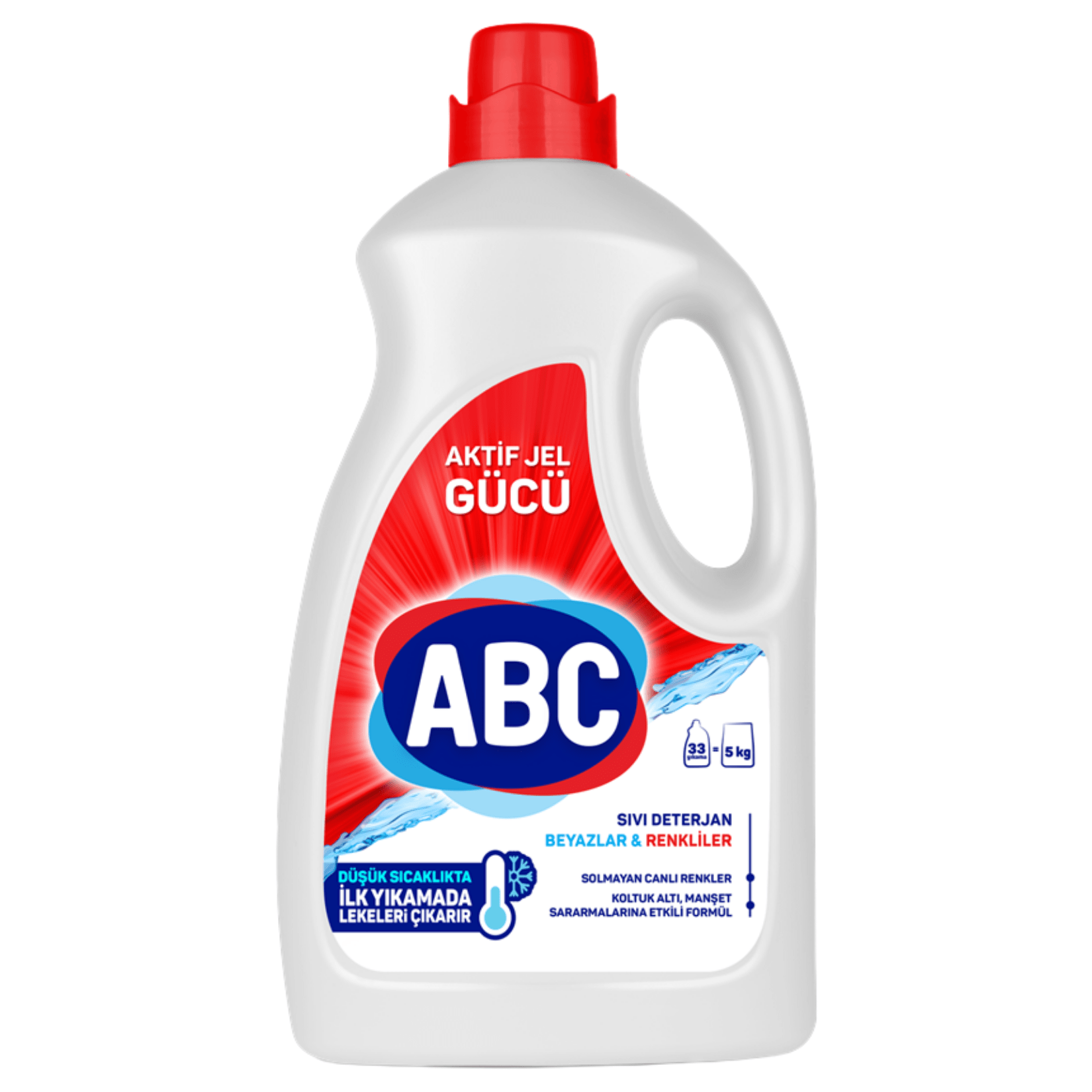 ABC Jel Power Renkliler İçin Sıvı Çamaşır Deterjanı 2145 Ml