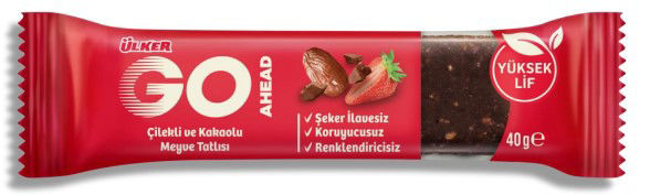 Go Ahead Çilekli Kakaolu Meyve Tatlısı Bar 40 Gr