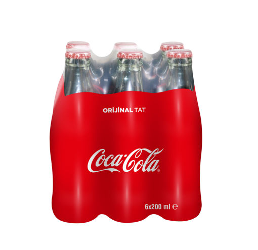 Coca Cola Cam Şişe 6*200 Ml