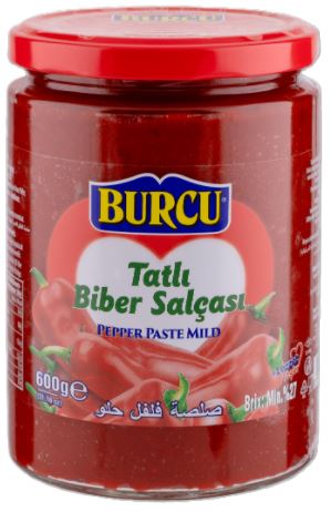 Burcu Ev Tipi Tatlı Biber Salçası 600 Gr