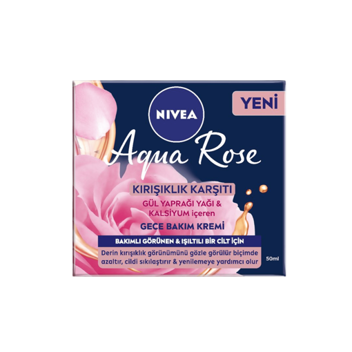 Nivea Aqua Rose Kırışıklık Karşıtı Gece Kremi 50 Ml