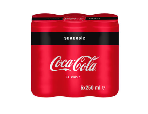 Coca Cola Şekersiz 6*250 Ml