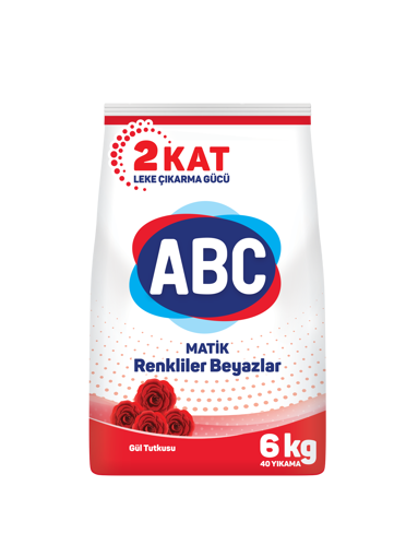 ABC Matik Gül Tutkusu Çamaşır Deterjanı 6 Kg