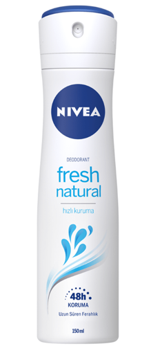 Nivea Fresh Natural Sprey Deodorant 150 Ml