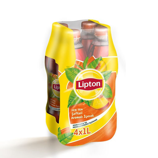 Lipton Ice Tea Şeftali Aromalı İçecek 4*1 Lt
