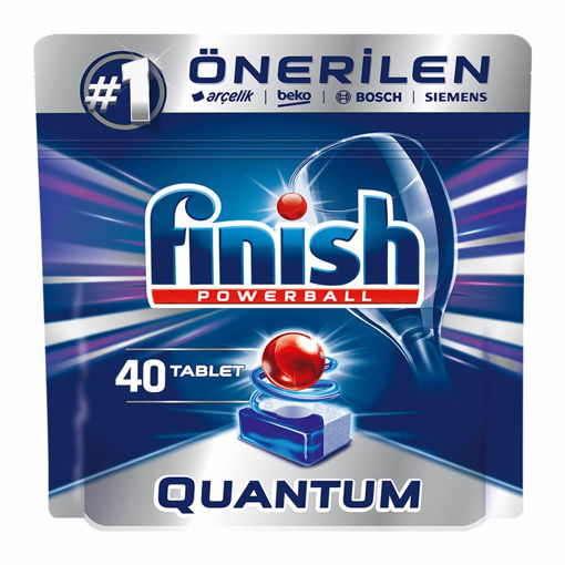 Finish Powerball Quantum Bulaşık Makinesi Tableti 40'lı