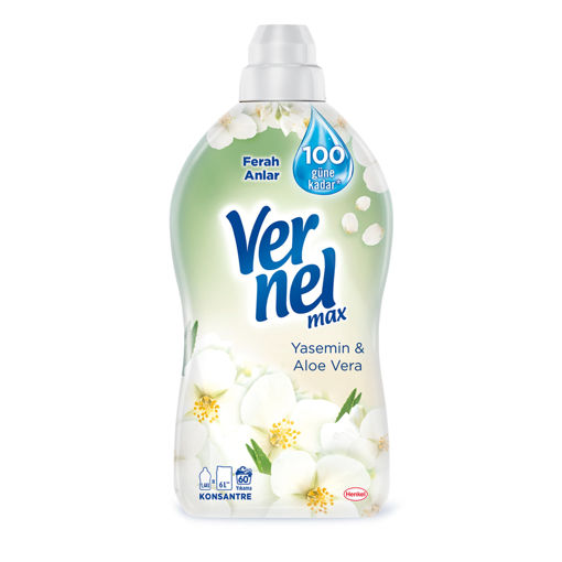 Vernel Max Yasemin&Aloe Vera Konsantre Yumuşatıcıları 1440 Ml