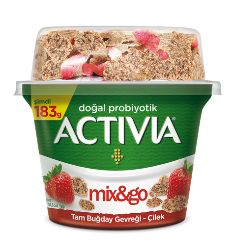 Danone Activia Mix & Go Çilek 183 g