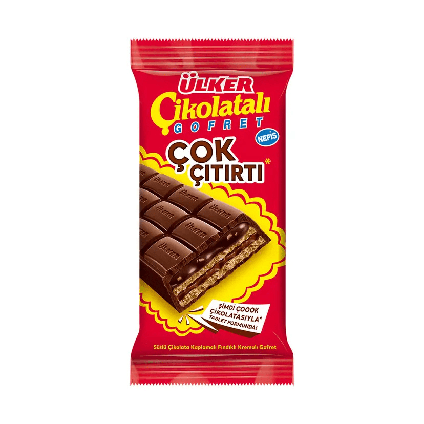 Ülker Çikolatalı Gofret Tablet 100 Gr