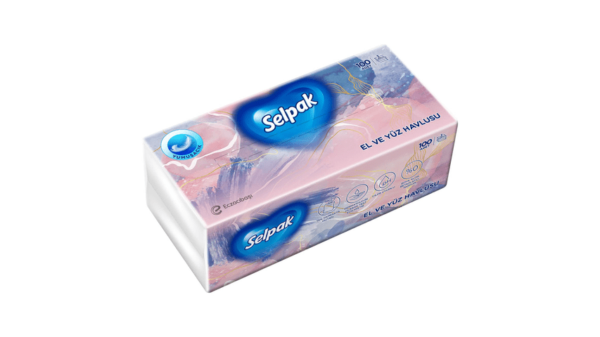 Selpak El Ve Yüz Havlusu 100'lü