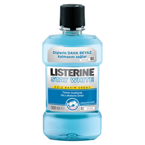Listerine Stay White Serinletici Nane Ağız Bakım Suyu 500 Ml