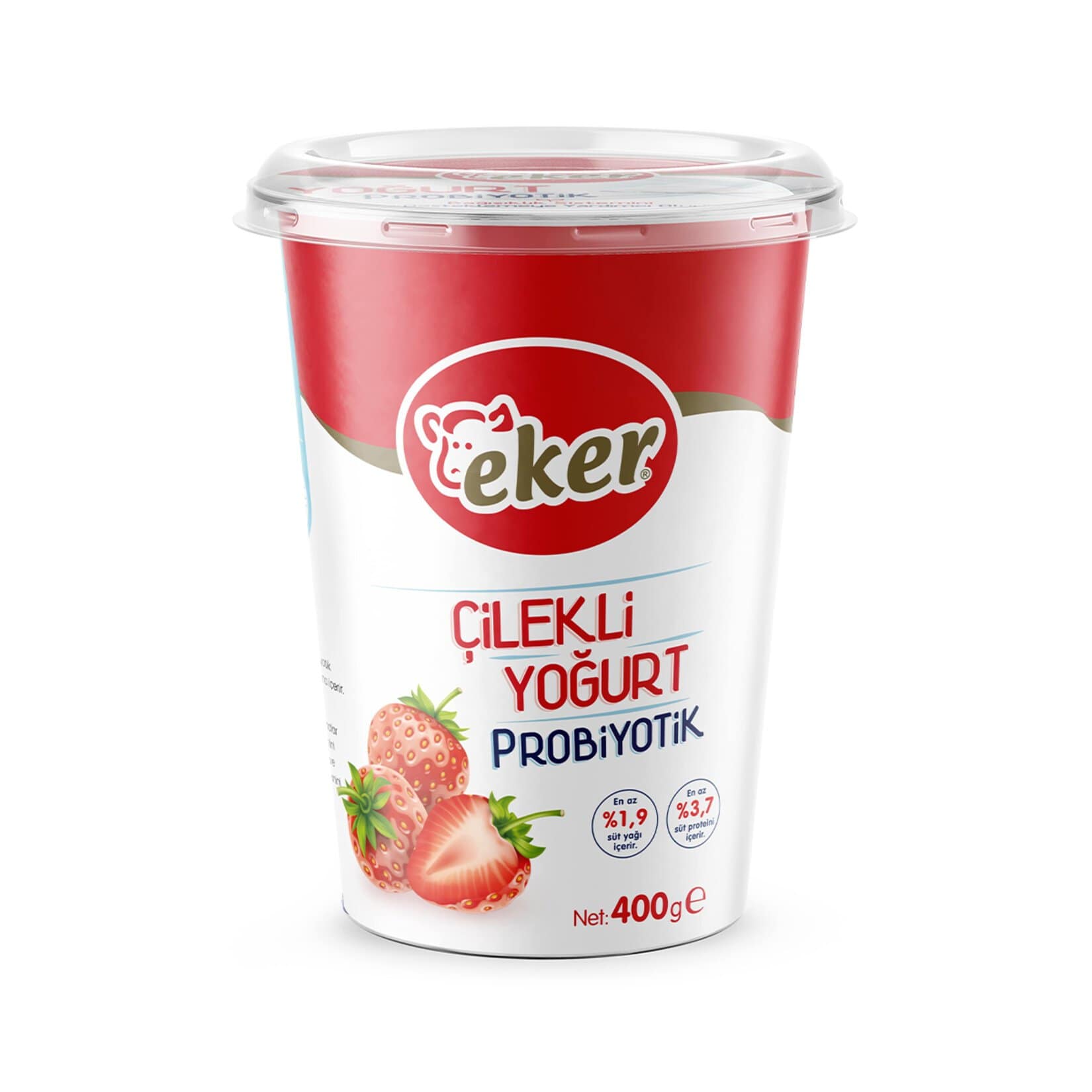 Eker Çilekli Probiyotik Yoğurt 400 Gr