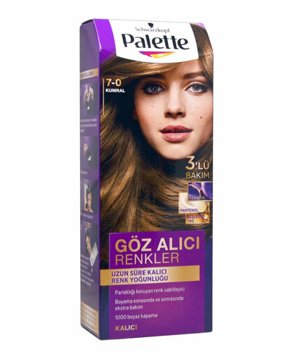 Palette Göz Alıcı Renkler 7-0 Kumral Saç Boyası