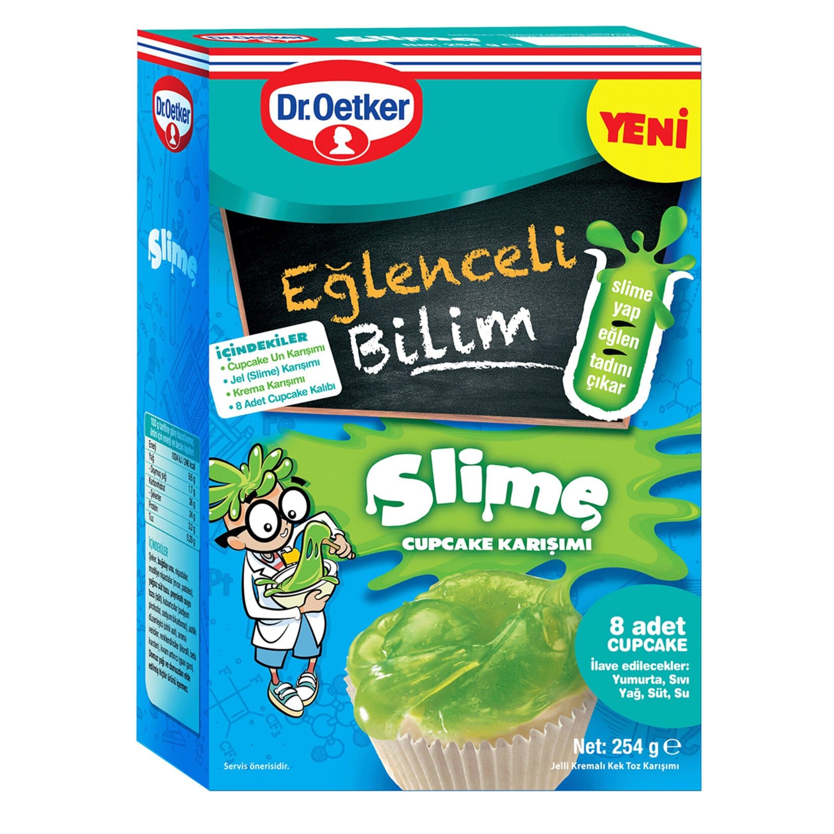 Dr. Oetker Slime Eğlenceli Bilim Cupcake 245 Gr