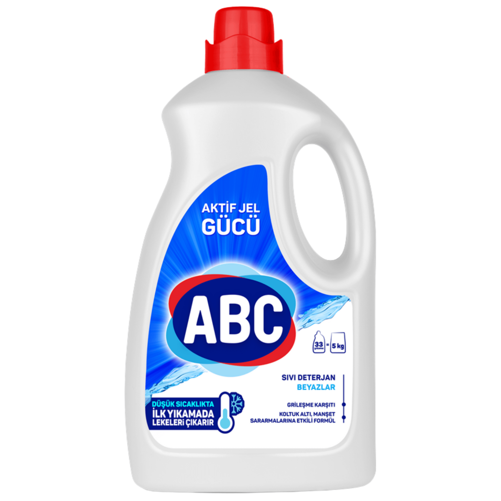 ABC Jel Power Beyazlar İçin Sıvı Çamaşır Deterjanı 2145 Ml