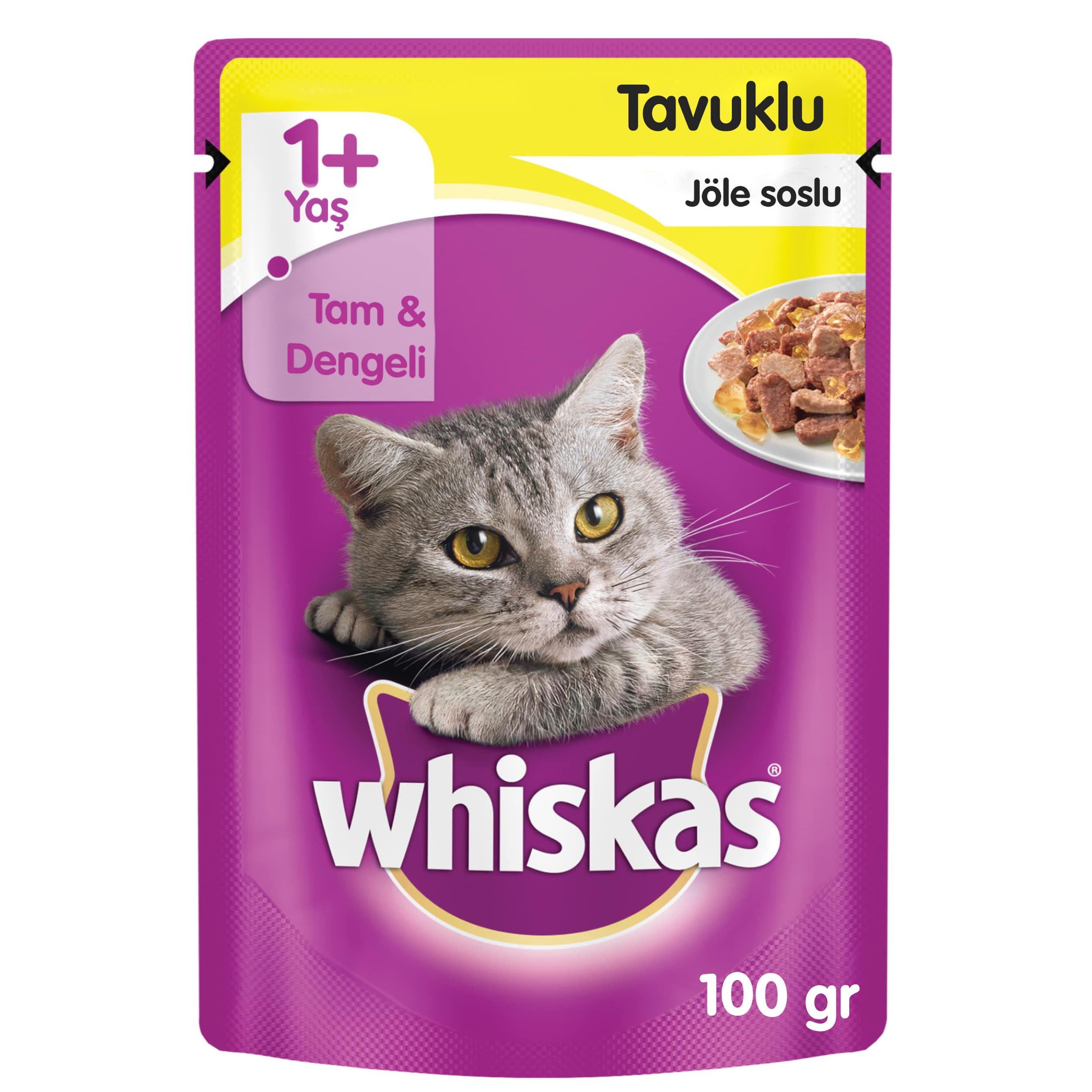 Whiskas Pouch Tavuklu Kedi Maması 85 Gr