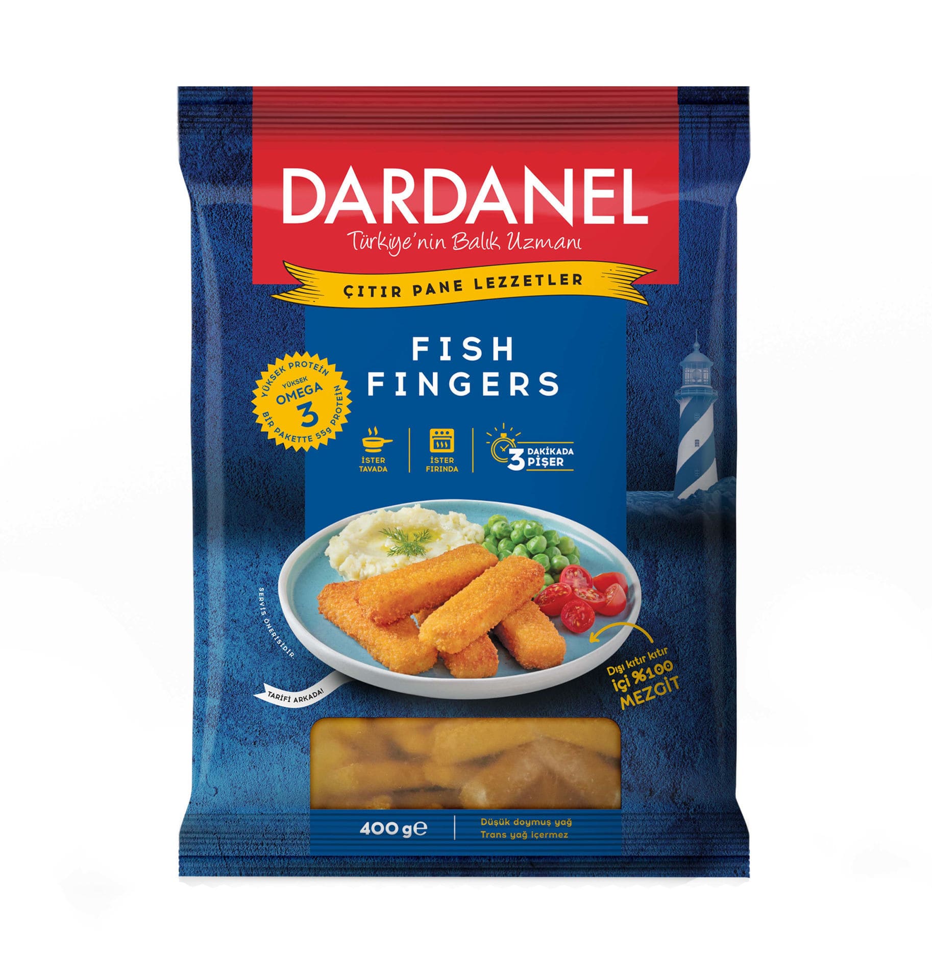 Dardanel Fısh Fınger 400 Gr