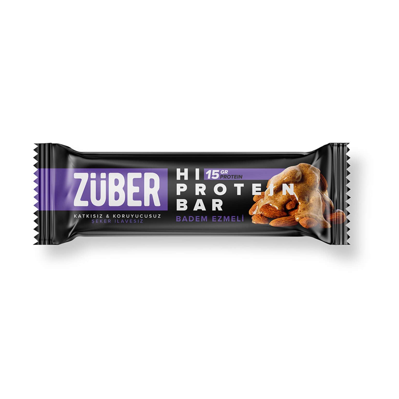 Züber Glutensiz Badem Ezmeli Protein Bar  45 Gr