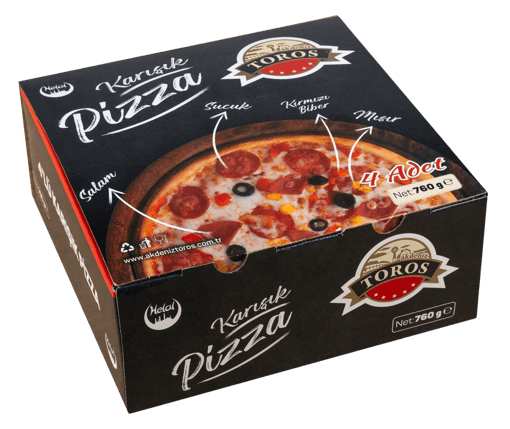 Pizza-Karışık Küçük Boy 4'Lü