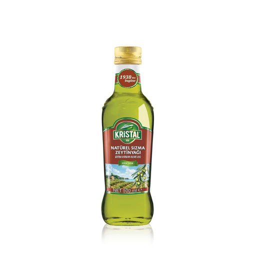 Kristal Dolgun Güçlü Naturel Sızma Zeytinyağı 500 Ml