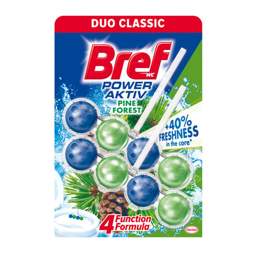 Bref Power Aktıv Çam Kokulu Tuvalet Bloğu 2'li