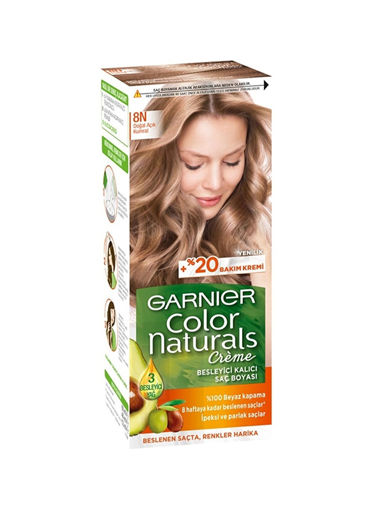 Garnier Color Naturals 8 Doğal Açık Kumral Saç Boyası