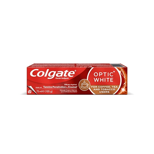 Colgate Optic White Kahve+Çay ve Tütün Kullananlar İçin 75 Ml