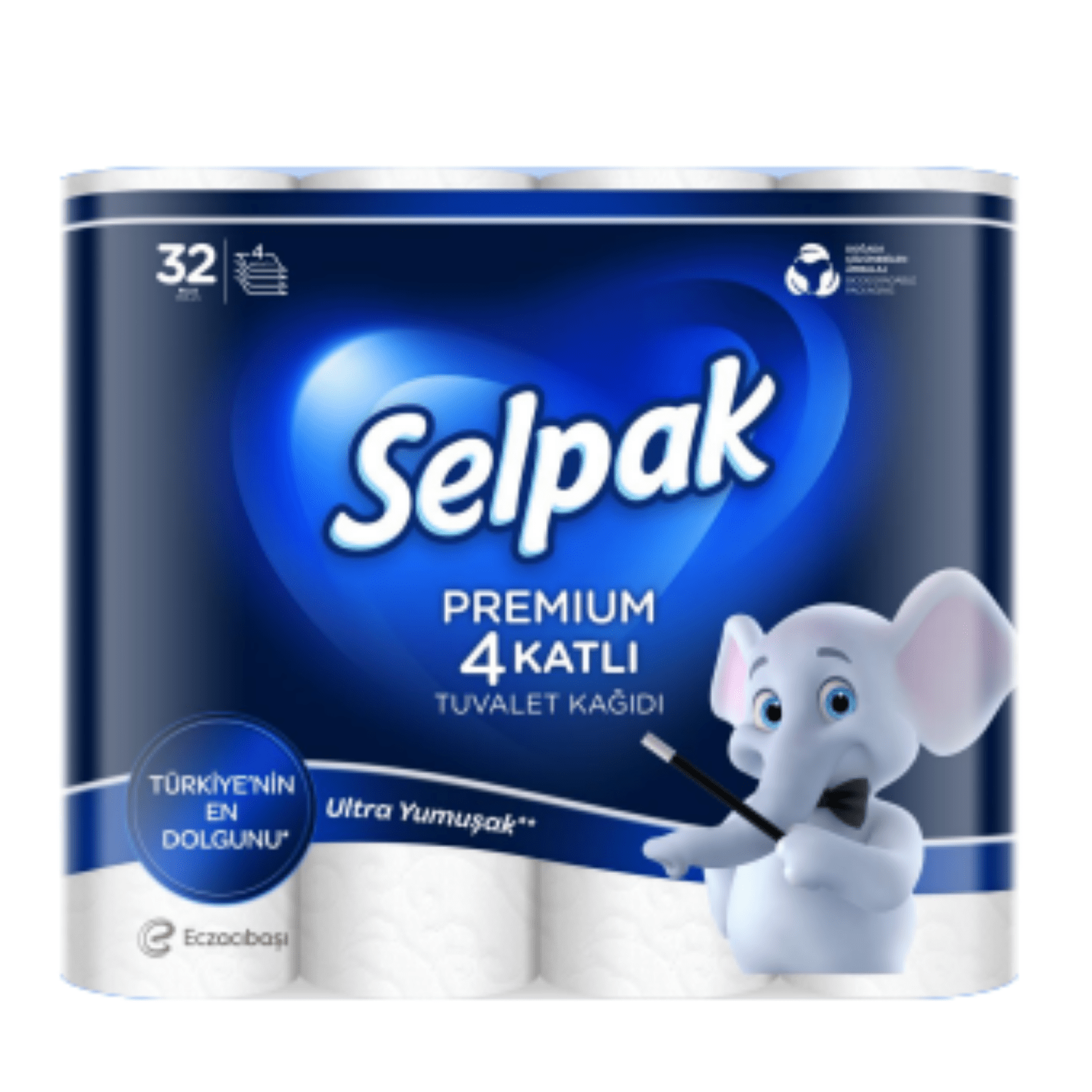 Selpak Dört Katlı Tuvalet Kağıdı 32'li
