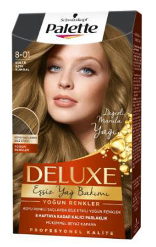 Palette Deluxe 8.01 Küllü Açık Kumral Saç Boyası