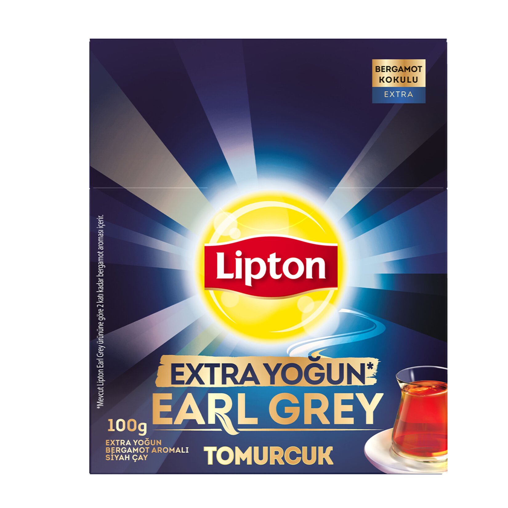 Lipton Tomurcuk Extra Yoğun Earl Grey Dökme Çay 100 Gr