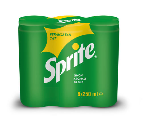 Sprite Gazoz 6*250 Ml