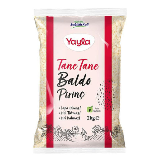 Yayla Bakliyat Tane Tane Baldo Pirinç 2 Kg