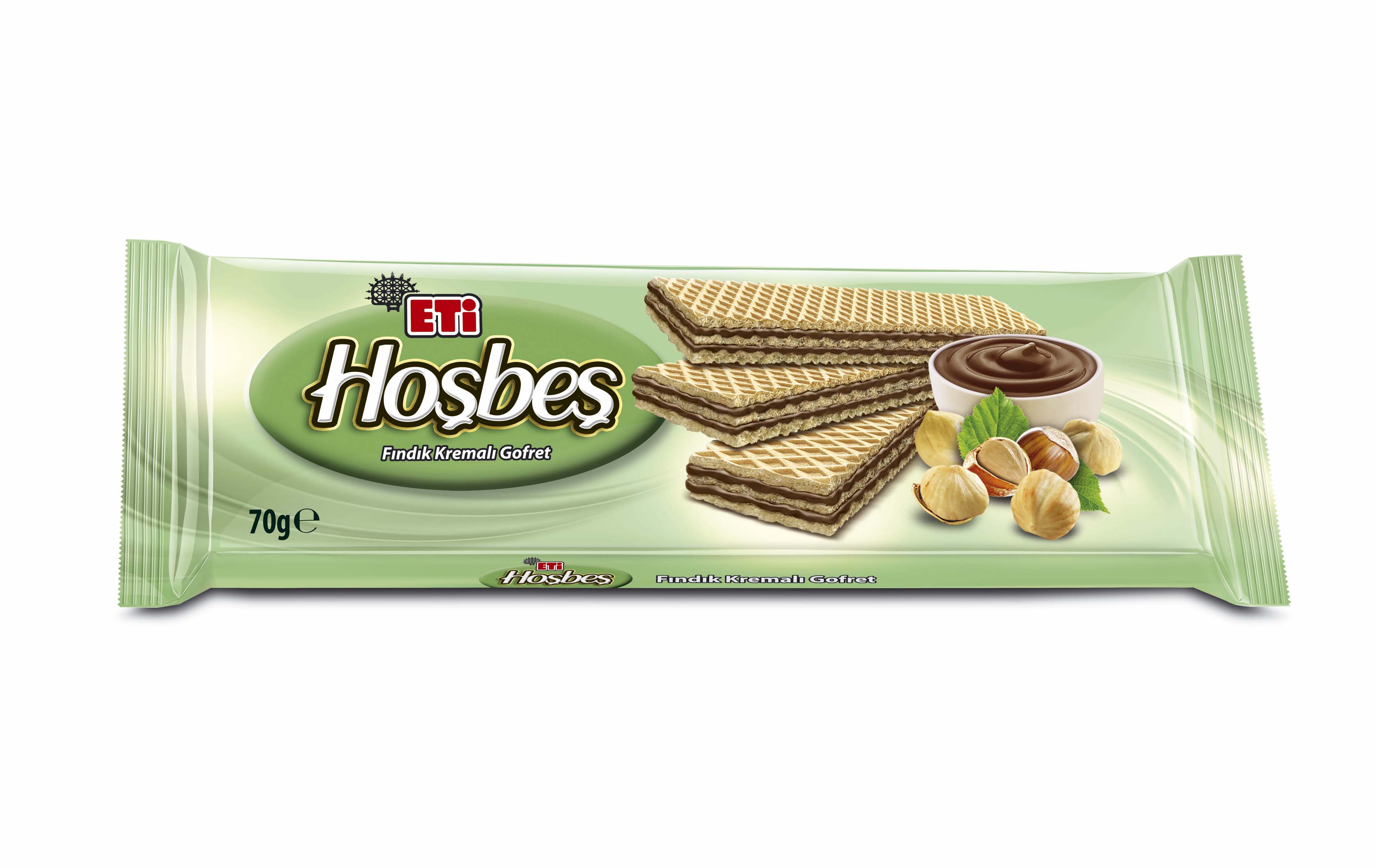 Eti Hoşbeş Fındık Kremalı Gofret 70 Gr