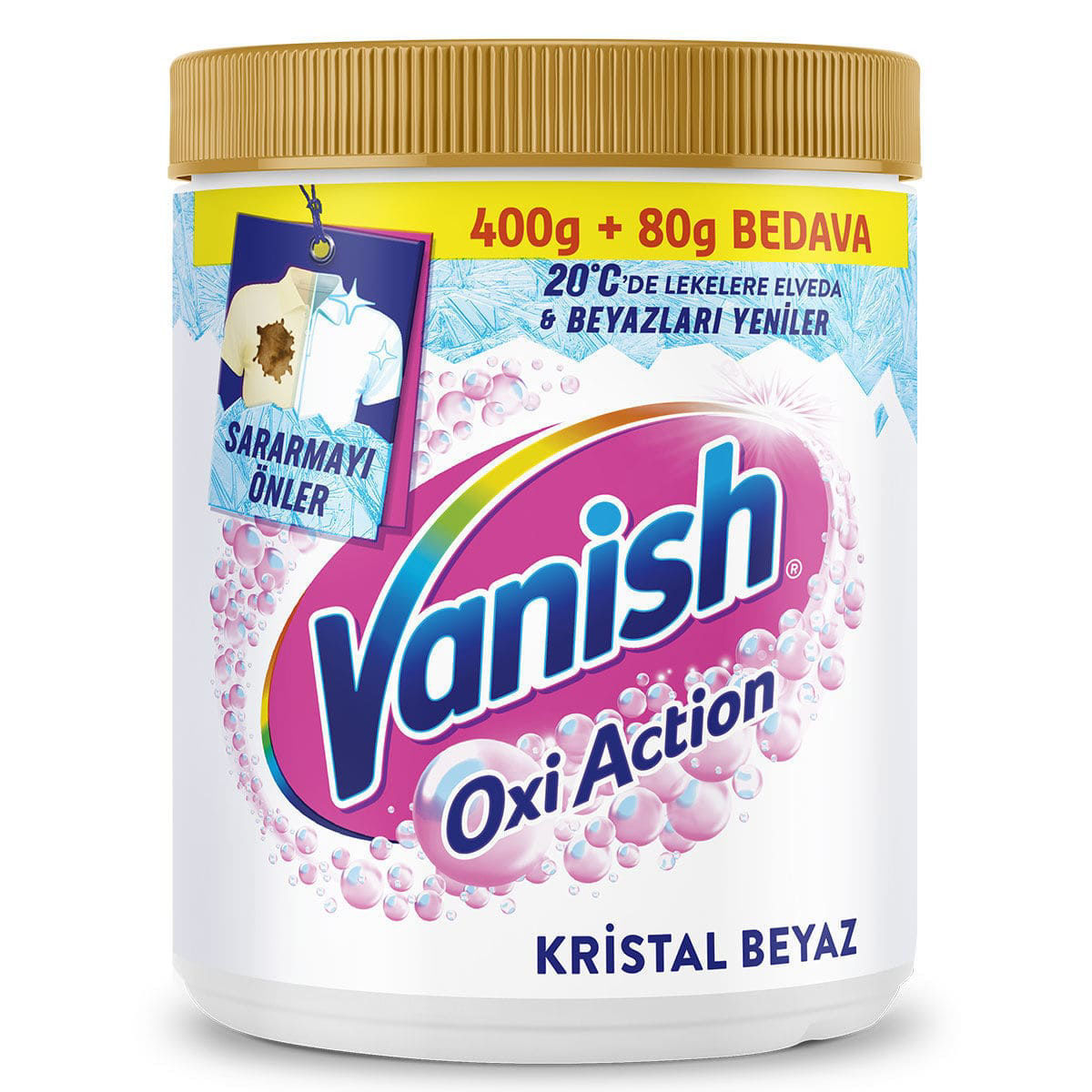 Vanish Kosla Multipower Toz Beyaz Deterjan 480 Gr