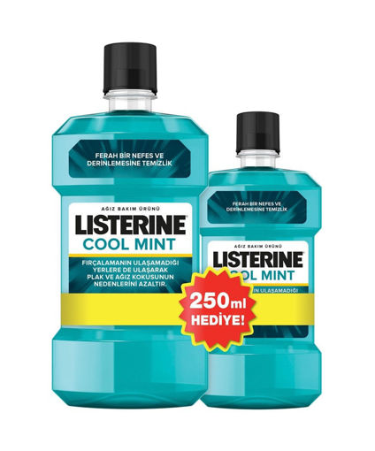 Listerine Cool Mint Ağız Bakım Suyu 500+250 ml