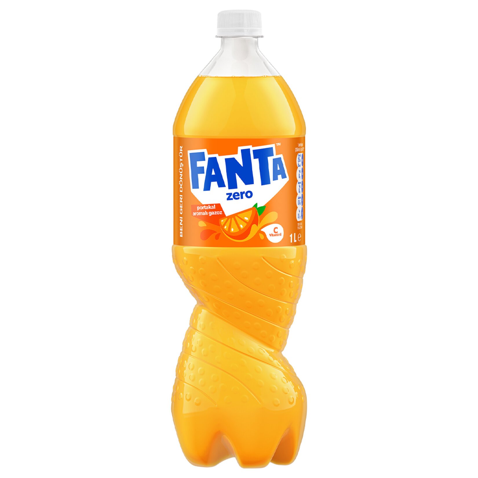 Fanta Zero Portakallı 1 Litre