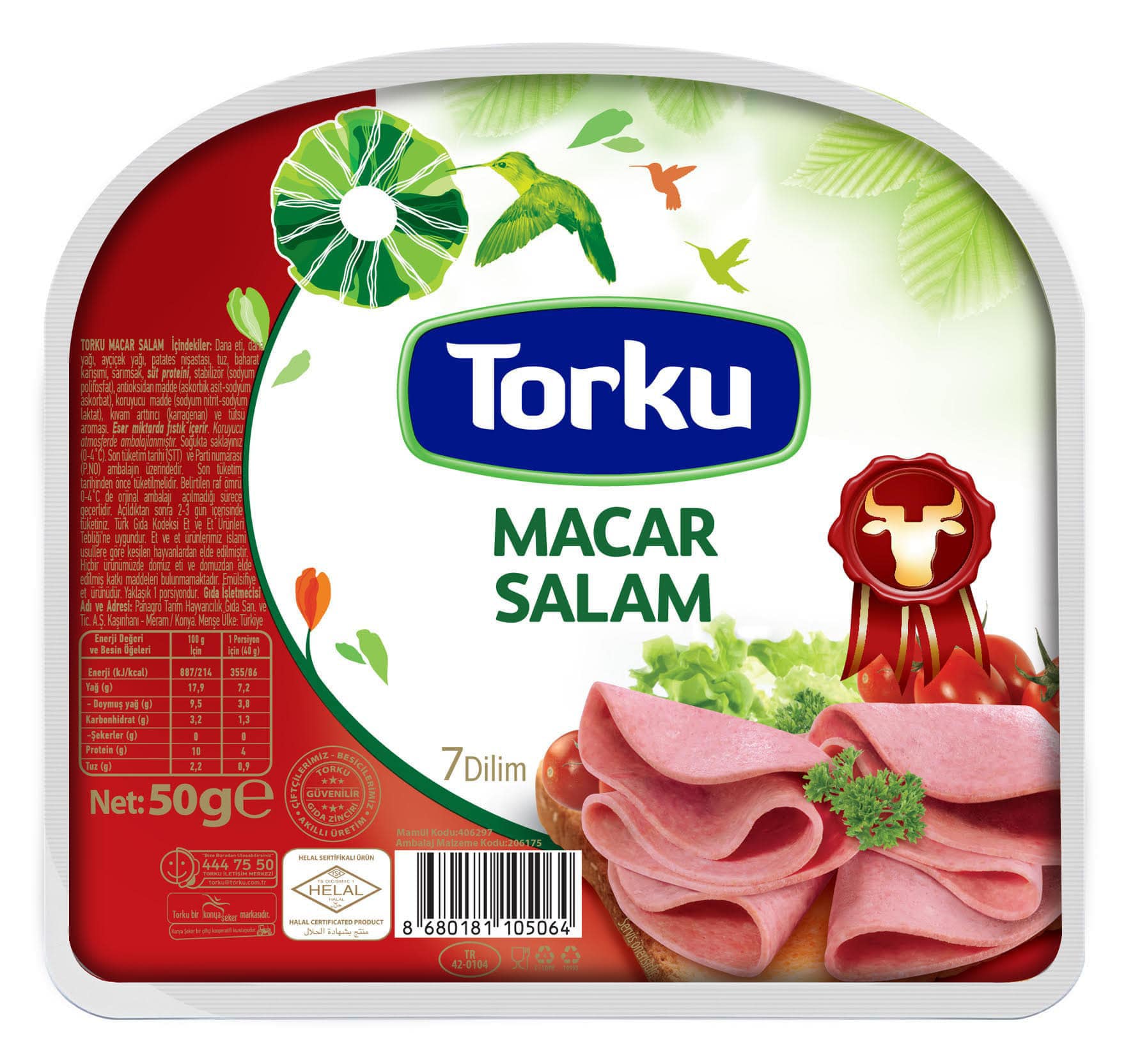 Torku Dilimli Salam 50 Gr