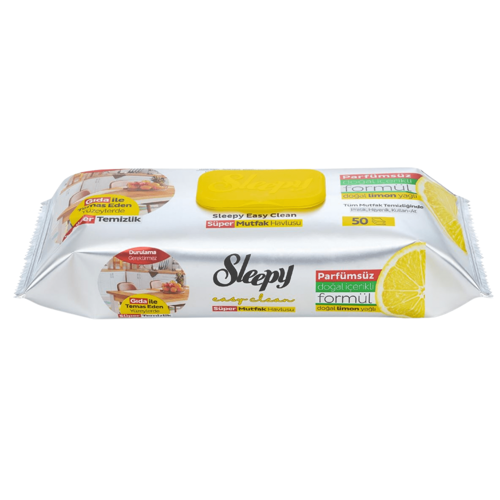 Sleepy Limonlu Mutfak Havlusu 50'li